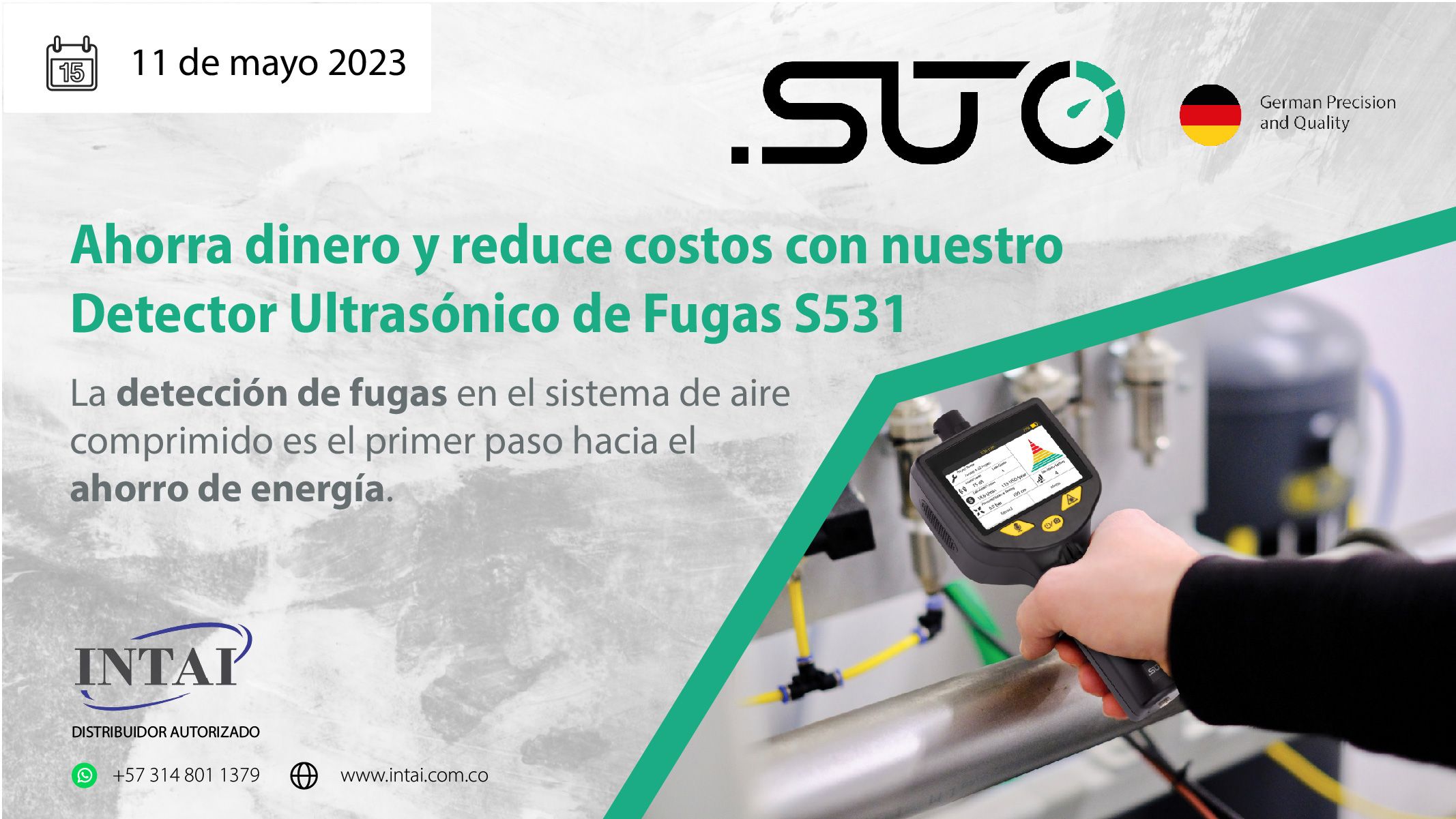 Lee más sobre el artículo Detectar fugas de aire comprimido y gases nunca había sido tan fácil