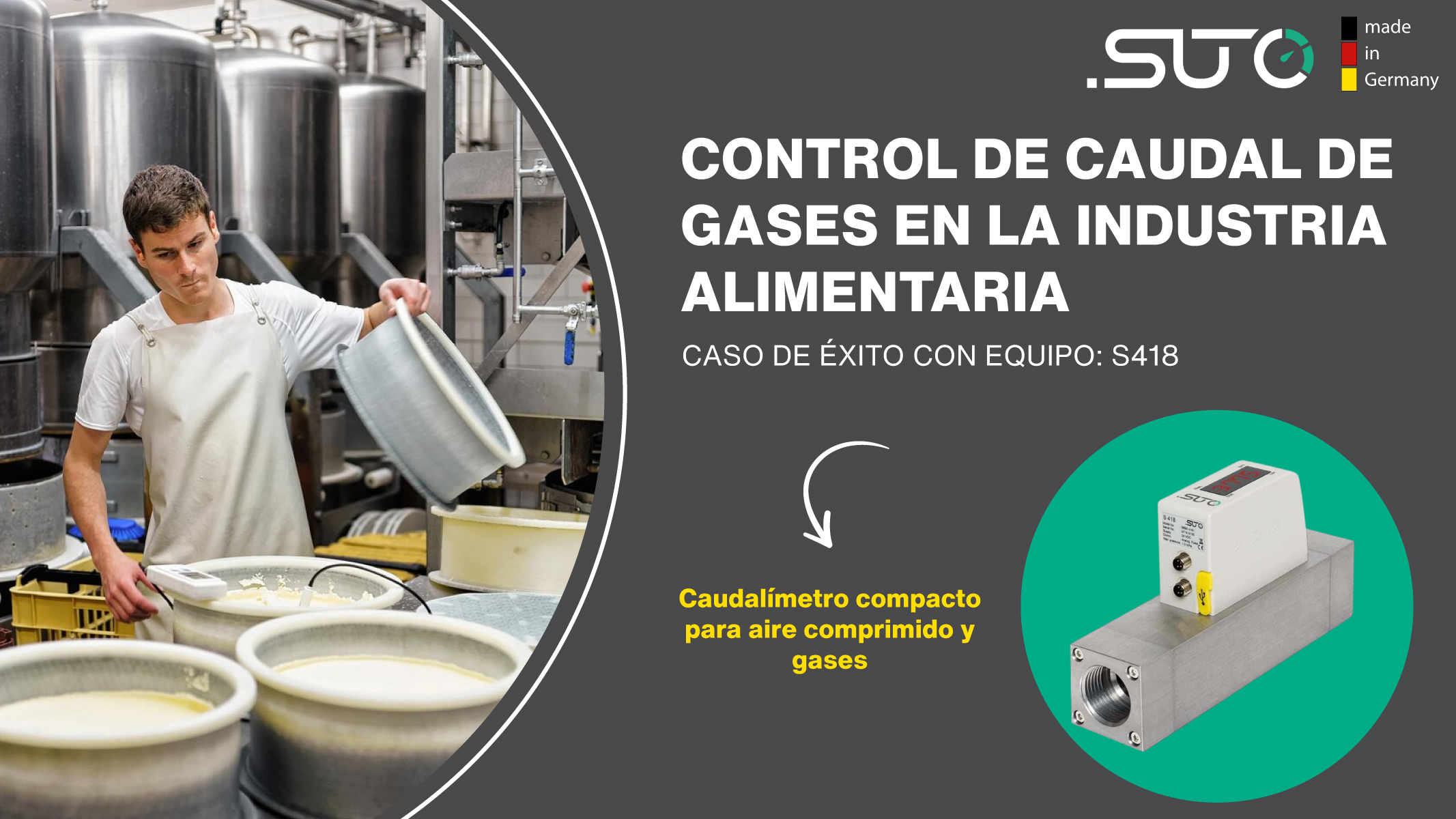 Lee más sobre el artículo Control de caudal de gases en la industria alimentaria